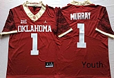 Youth Oklahoma Sooners 1 Kyler Murray Red 47 Game Winning Streak College Football Jersey
